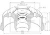 MERCE 6753345504 Brake Drum